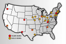 CRST dedicated runs map