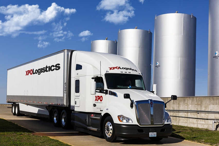 XPO Logistics paid cdl training truck